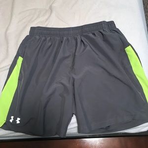 UA- athletic shorts.